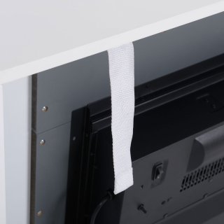 Wat vinden we goed aan de HOMCOM Elektrische haard 113 x 26,6 x 87,5 cm Wit
