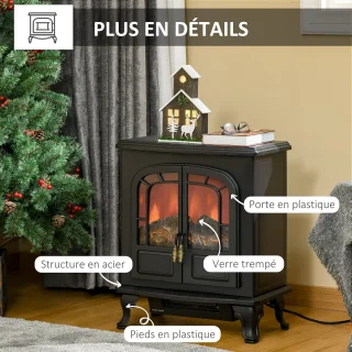 HOMCOM Elektrische Haard