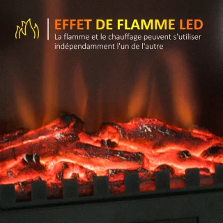 HOMCOM Elektrische haard