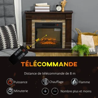 HOMCOM Elektrische Haard