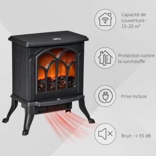 HOMCOM Elektrische Haard