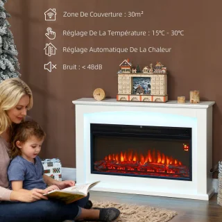 HOMCOM Elektrische Haard