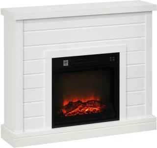 HOMCOM elektrische haard wit