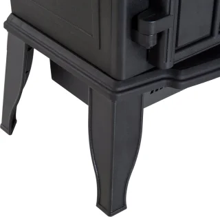 HOMCOM Elektrokamin 39x23x56,5 cm Schwarz