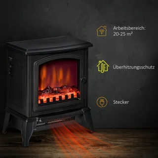 HOMCOM Elektrokamin