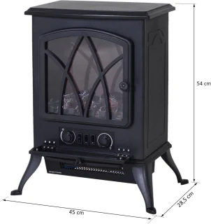 HOMCOM Elektrokamin Elektrische haard