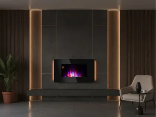 HomeByNicole Aurora Flame 90 cm - Elektrische Wandhaard