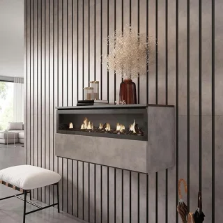 HomeByNicole CozyFlame™ Cement Elektrische Haard 102x45x35 cm