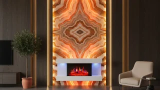 HomeByNicole FlameAura Luxe Elektrische Wandhaard