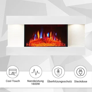 HomeByNicole FlameAura Luxe Elektrische Wandhaard