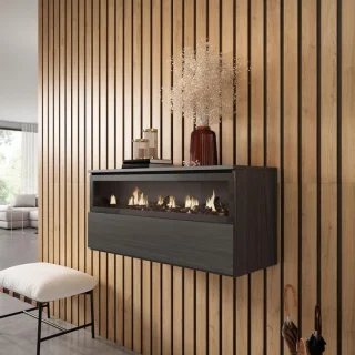 HomeByNicole LuxeFlame™ 102 cm Elektrische Wandhaard