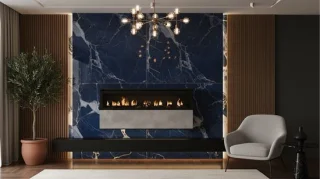 HomeByNicole LuxeFlame™ Elektrische Haard Eiken/Zwart