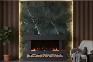 HomeByNicole LuxFlame Studio 3 Elektrische Wandhaard