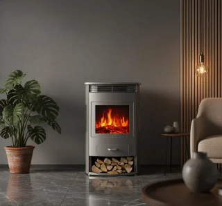 HomeByNicole PrioPanorama XL Vrijstaande Elektrische Haard