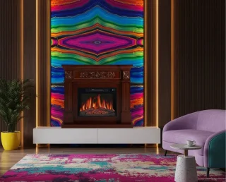 HomeByNicole Toscana Luxe Flame AF23S - Elektrische haard