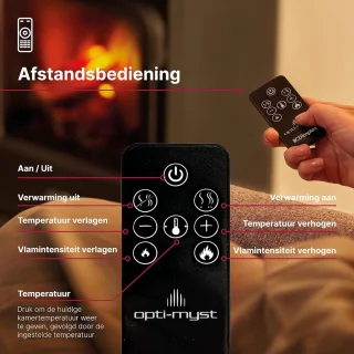 HomeByNicole VeronaStone Vrijstaande Elektrische Haard