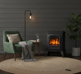 De House&Garden Vrijstaande Elektrische Haard in één oogopslag