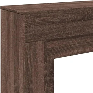 Houten haard eikelkleur 100x30x87,5 cm