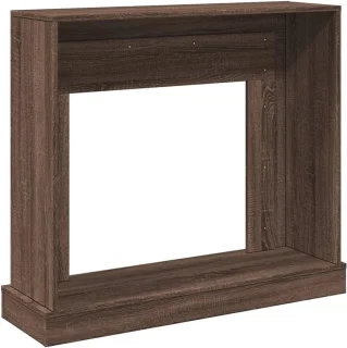 Houten haard eikenkleur 100x30x87,5 cm
