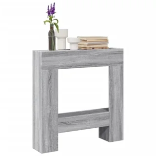 Houten haard Sonoma eiken 81x18x82 cm