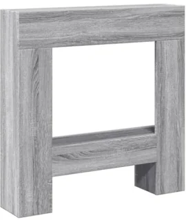 Houten haard Sonoma eiken 81x18x82 cm