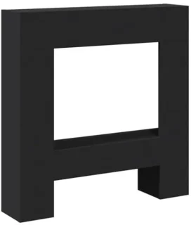 Houthaard 81x18x82 cm zwart