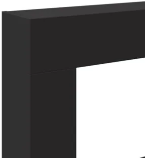 Houthaard 81x18x82 cm zwart