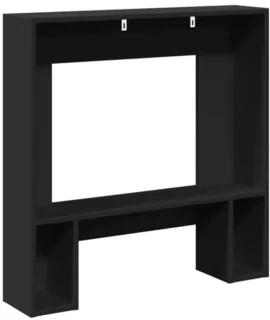 Houthaard 81x18x82 cm zwart