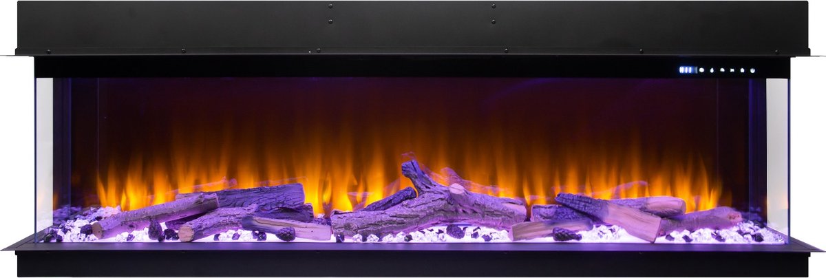 Inbouw 127 cm 3D Elektrische Sfeerhaard