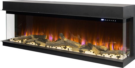 Inbouw 127 cm 3D Elektrische Sfeerhaard