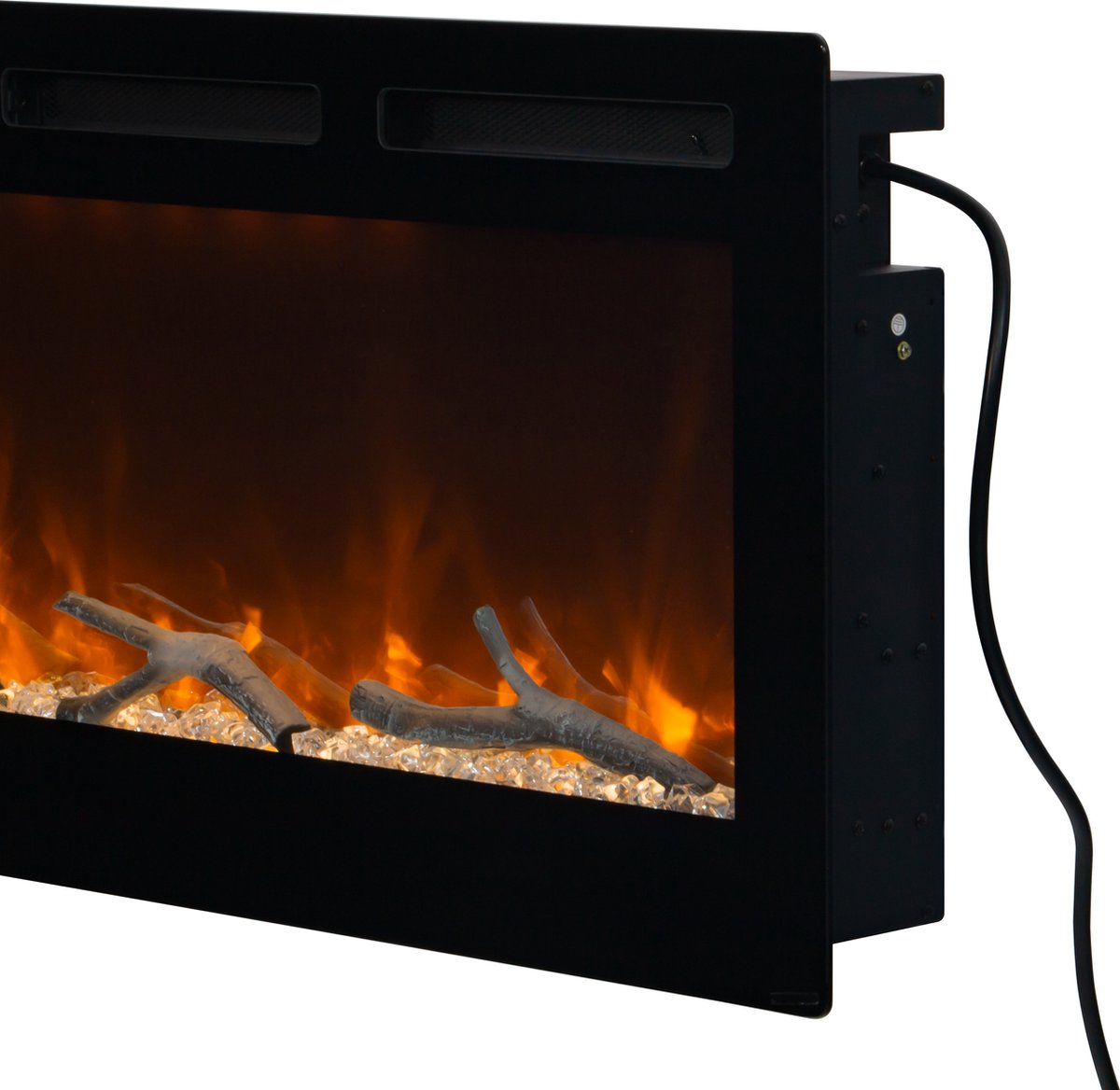 Inbouwhaard 127 cm Elektrisch Wifi App