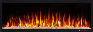 Inbouwhaard Elegant 128cm