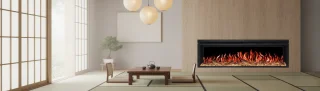 Industrialhome AF58 Elektrische Inbouwhaard 148 cm Zwart