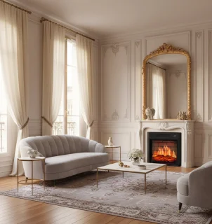 Industrialhome LuxeFire AF18B Elektrische Wandhaard