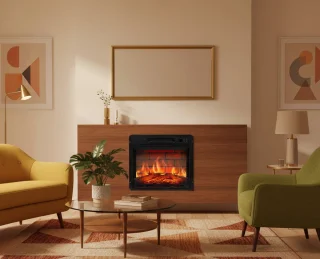 Industrialhome LuxeFire AF18B Elektrische Wandhaard