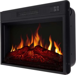 De Industrialhome LuxeFire AF23S Elektrische Inbouwhaard - Zwart in één oogopslag