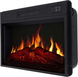 Industrialhome LuxeFire AF23S Elektrische Inbouwhaard - Zwart