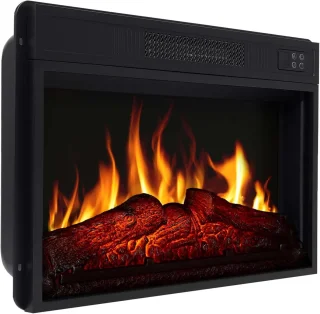 Industrialhome LuxeFire AF23S Elektrische Inbouwhaard - Zwart