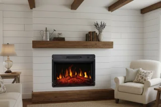 Industrialhome LuxeFire AF23S Elektrische Inbouwhaard - Zwart