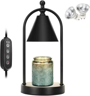 Kaarsverwarmer Nachtlamp Zwart