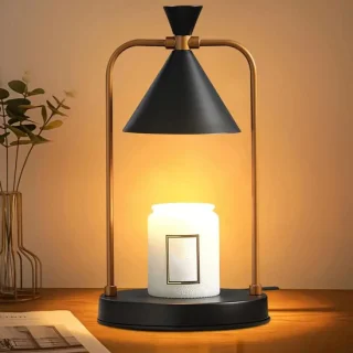 Kaarsverwarmingslamp Plug-in Zwart