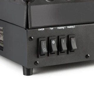 Kamini FX inbouw elektrische haard cassette zwart