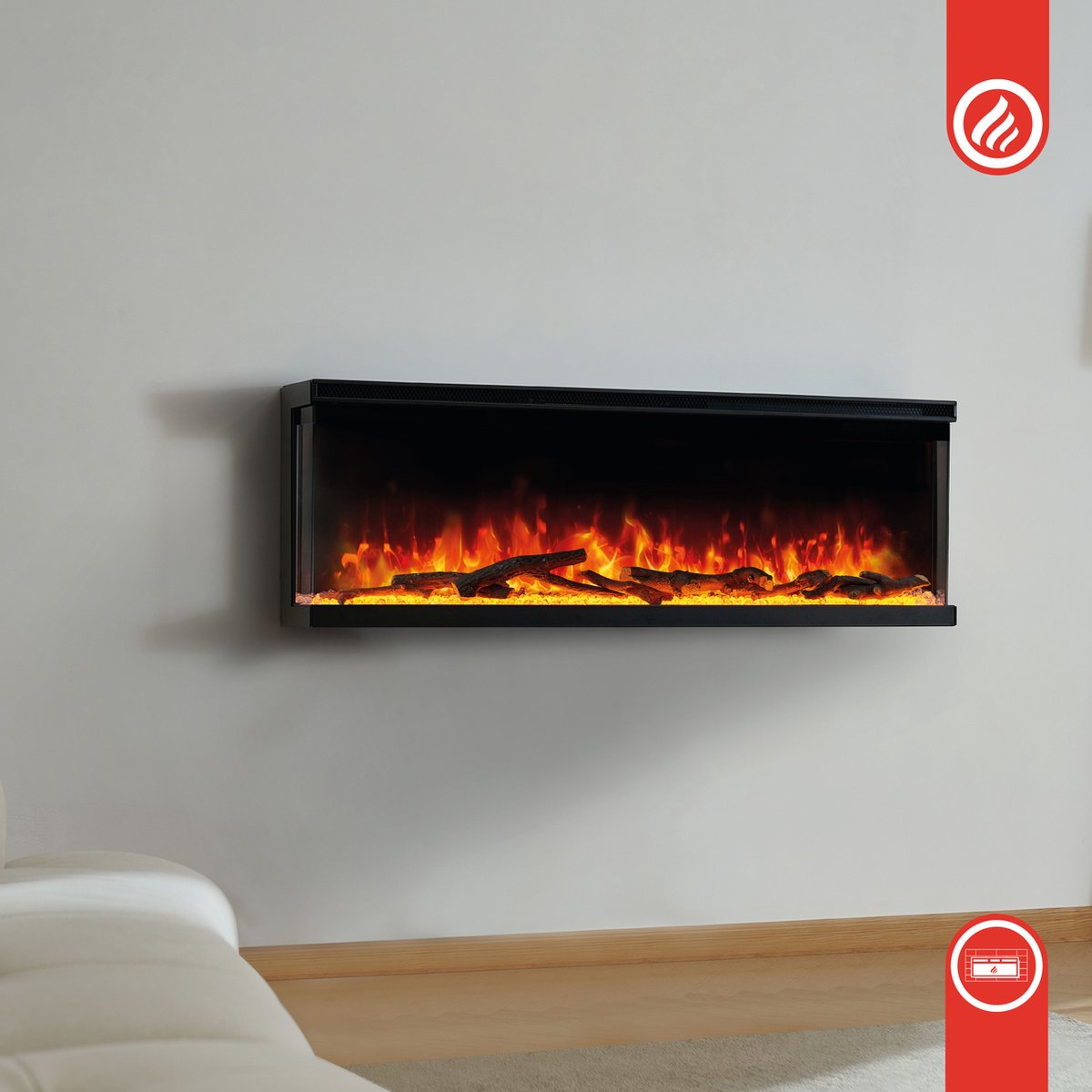 KAMINIO LEA 36 inch elektrische haard
