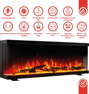 KAMINIO LEA 70 inch elektrische haard