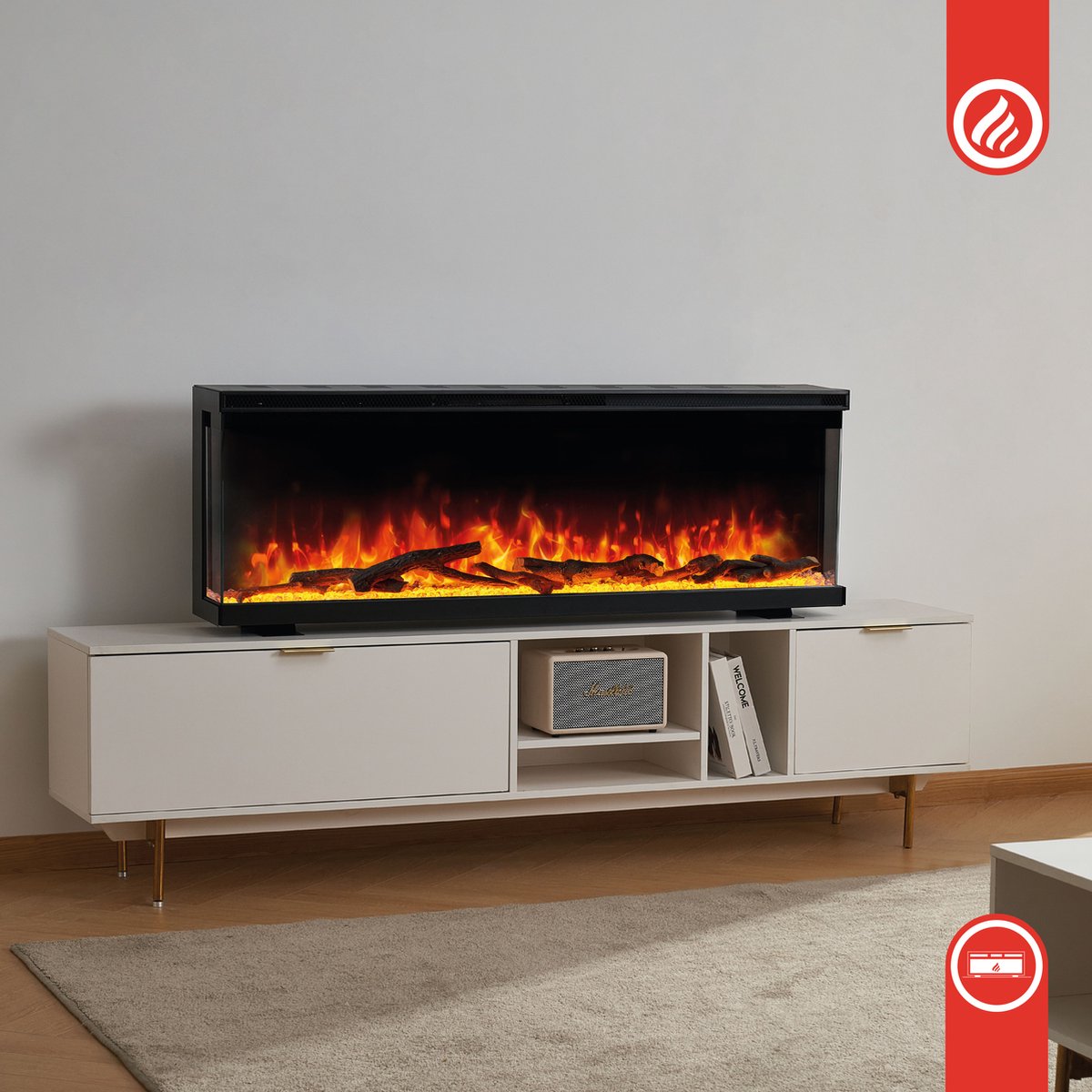 KAMINIO LEA Elektrische haard 42 inch