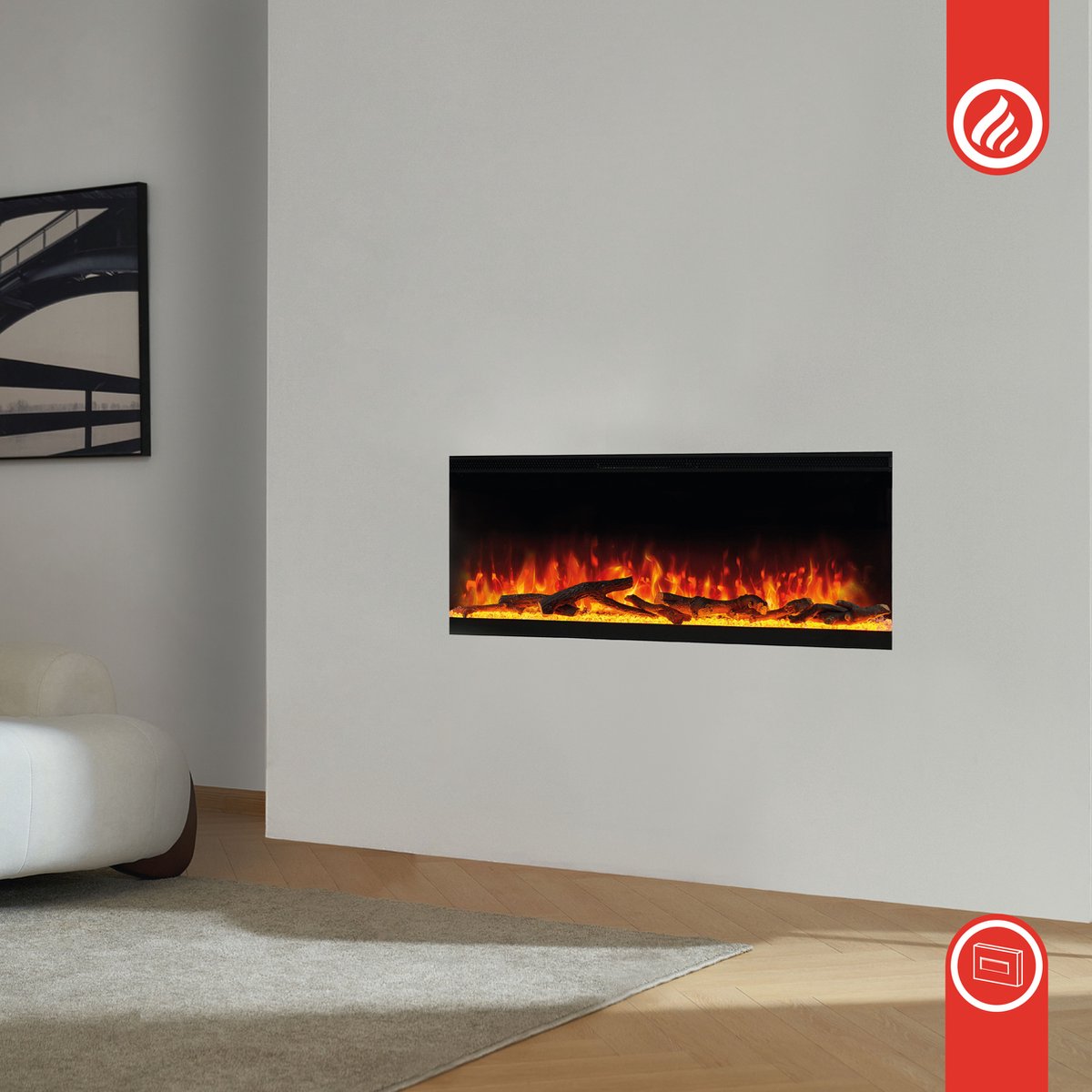 KAMINIO LEA Elektrische haard 42 inch