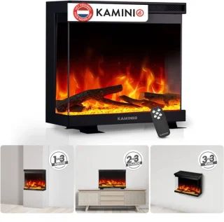 Kaminio Lea PRO 24 elektrokamin, zwart