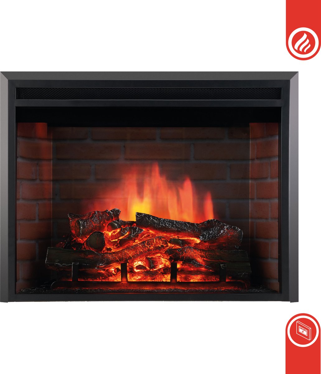 KAMINIO LUCA Elektrische Inbouwhaard 23 inch