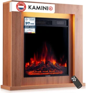 Kaminio Matti Modern 32 eikenhouten elektrische haard
