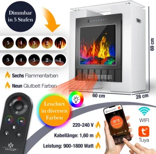 KESSER® Elektrische Sfeerhaard